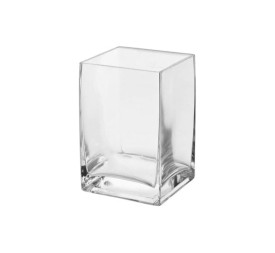 FLORERO CRISTAL CUADRADO 10X10X15CM