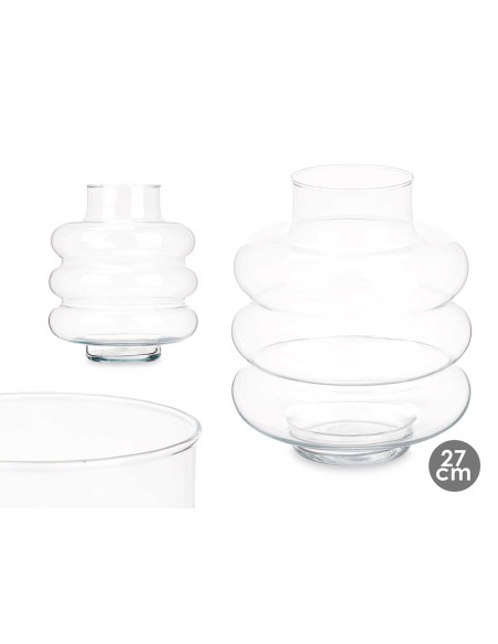 JARRON TRIPLE ESFERA ACHATADA