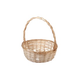 CESTA SETAS 31CM/DIAM -  NATURAL REDONDA
