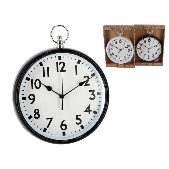 RELOJ DE PARED DAILY 31 CM -2 SURT.