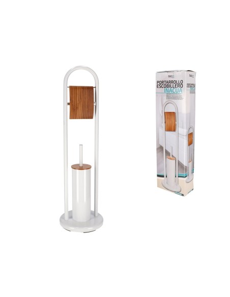 PORTARROLLO-ESCOBILLERO INACUA 22X80CM B