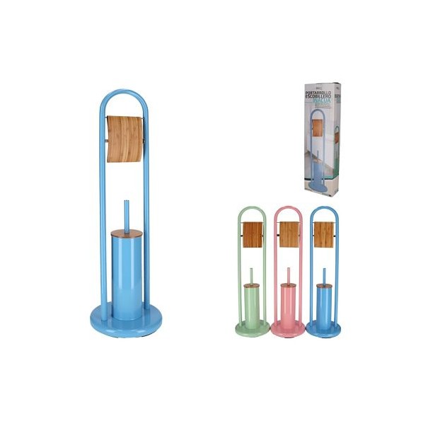PORTARROLLO-ESCOBILLERO INACUA 22X80CM 3