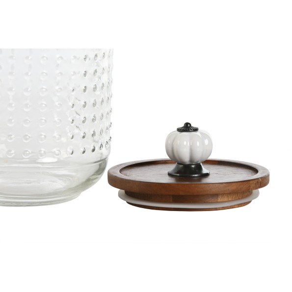 BOTE CRISTAL ACACIA 10X10X15,7 600ML RELIEVE