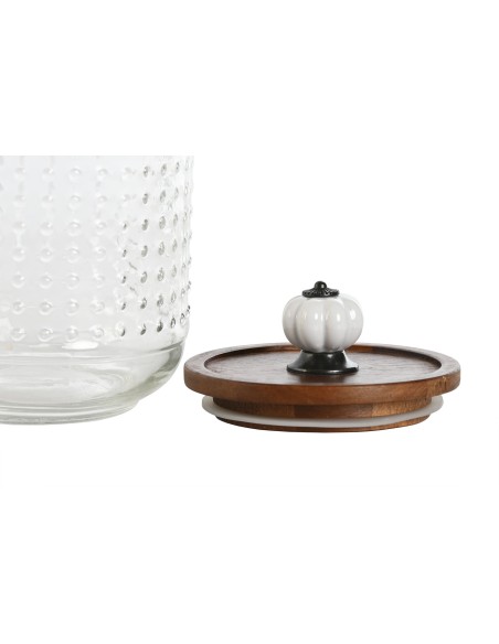 BOTE CRISTAL ACACIA 10X10X15,7 600ML RELIEVE