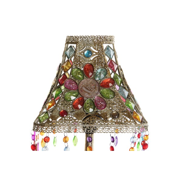 LAMPARA SOBREMESA METAL ACRILICO 25X25X51 COBRIZO