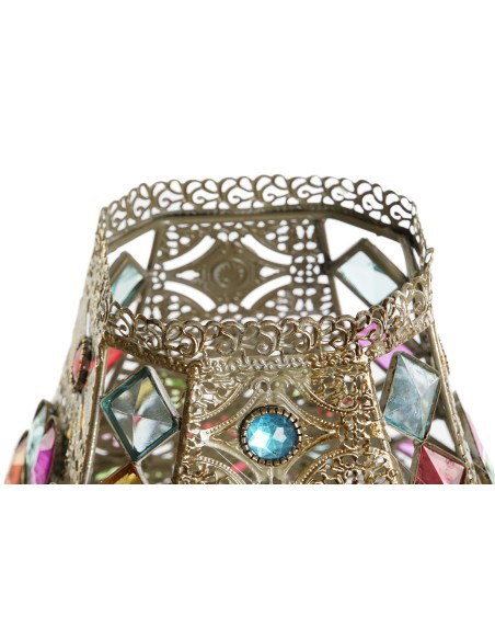 LAMPARA SOBREMESA METAL ACRILICO 25X25X51 COBRIZO