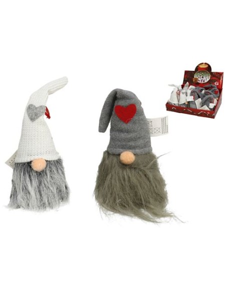 COLGANTE SANTA C/CORAZÓN 15CM 2STD