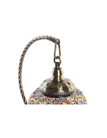 LAMPARA SOBREMESA METAL 19X13X27 MOSAICO 2 SURT.