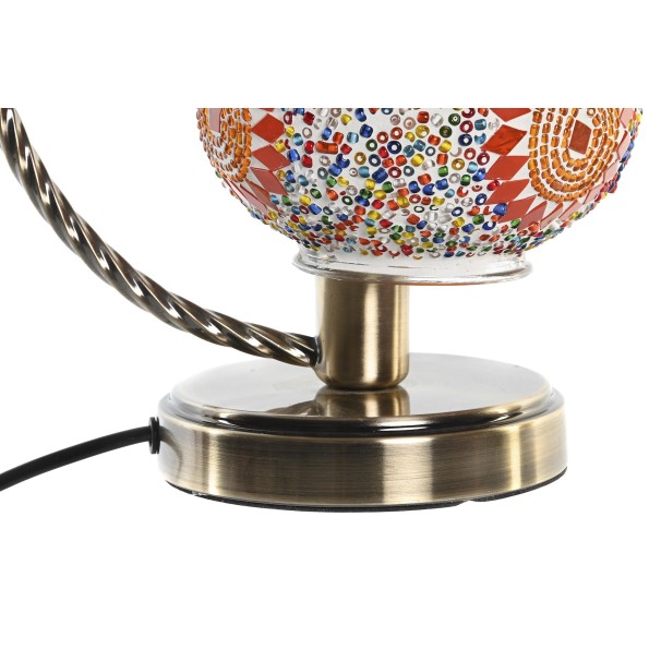 LAMPARA SOBREMESA METAL 19X13X27 MOSAICO 2 SURT.