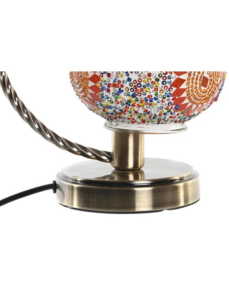 LAMPARA SOBREMESA METAL 19X13X27 MOSAICO 2 SURT.