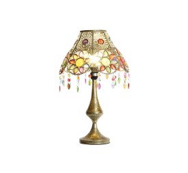 LAMPARA SOBREMESA METAL ACRILICO 31X31X52 DORADO