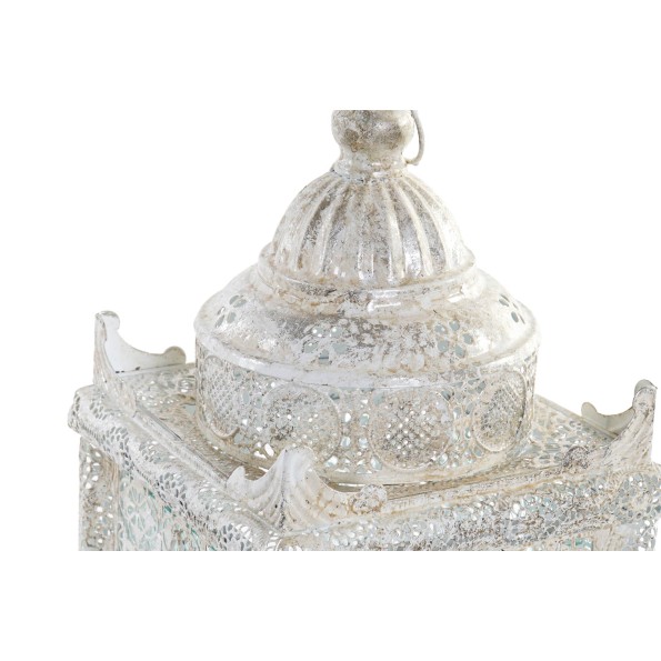 LAMPARA SOBREMESA METAL 21,5X21,5X51 ETNICA