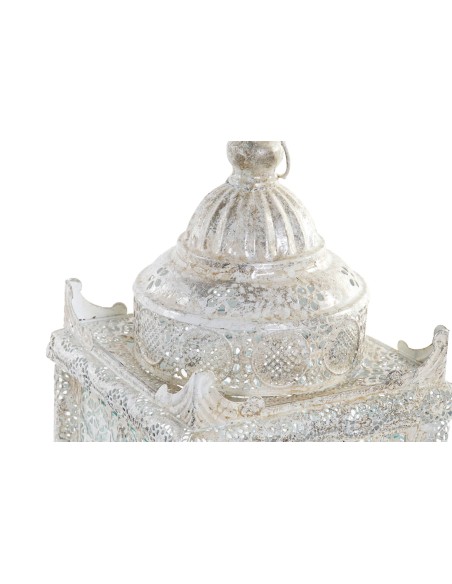 LAMPARA SOBREMESA METAL 21,5X21,5X51 ETNICA