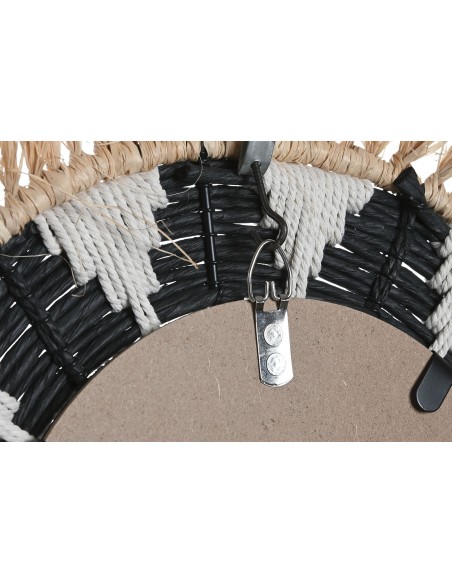 ESPEJO FIBRA RAFIA 50X3X50 NATURAL