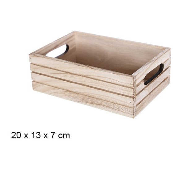 CAJA MADERA VINTAGE 20X13X7CM