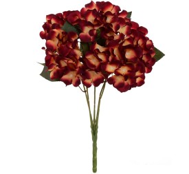 RAMO HORTENSIA (A) X 5-46 CM (BURDEOS)
