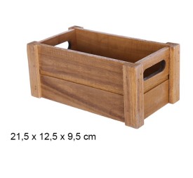 CAJA MADERA CAOBA 21,5X12,5X9,5CM