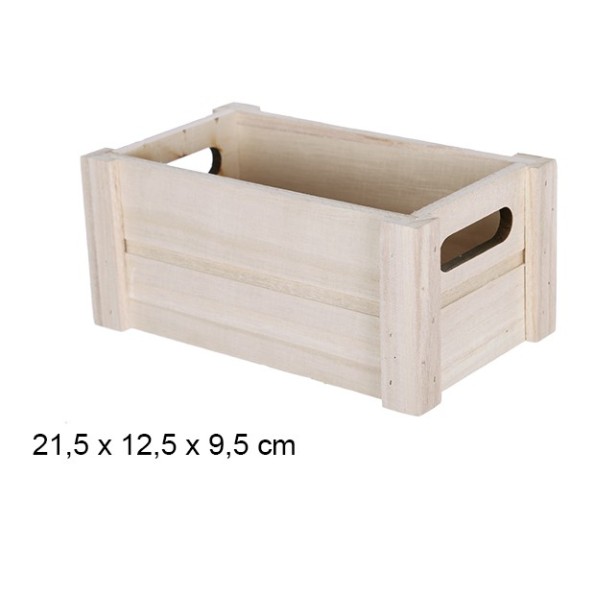 CAJA MADERA NATURAL 21,5X12,5X9,5CM