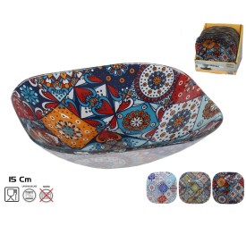 BOWL CRISTAL CUADRADO CHURCH 15X15CM 3 SURTIDOS