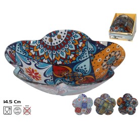 BOWL CRISTAL FLOR CHURCH 14,5X14,5CM 3 SURTIDOS