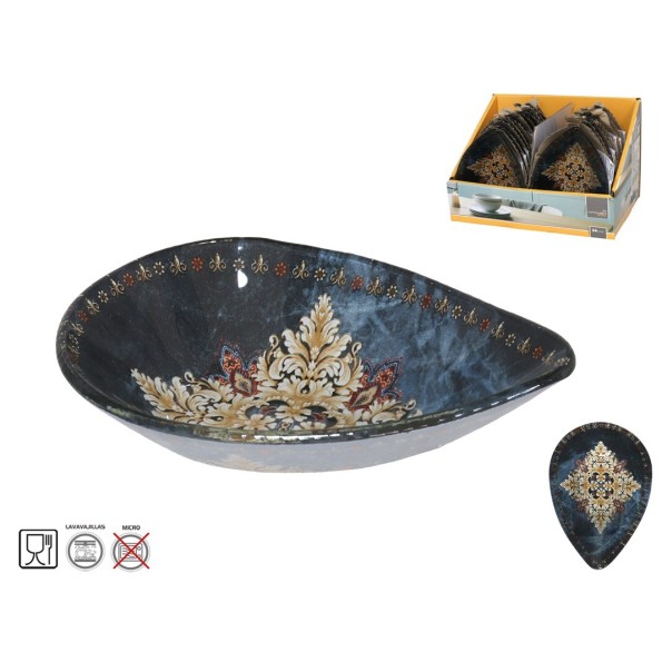 BOWL CRISTAL GOTA SHIELD 12,3X8,5X3,5CM