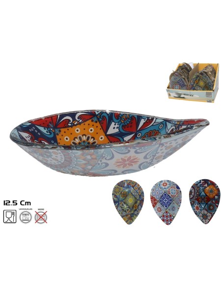 BOWL CRISTAL GOTA CHURCH 12,3X8,5X3,5CM 3 SURTIDOS