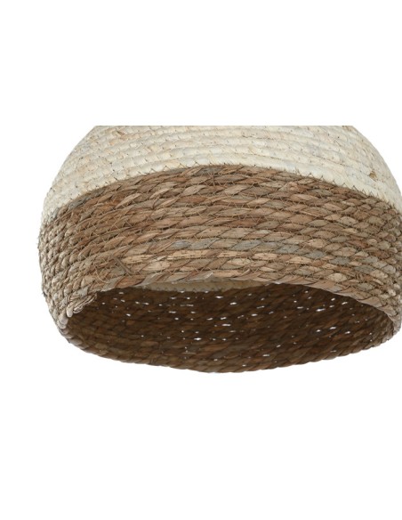 LAMPARA TECHO FIBRA 38X38X28 NATURAL