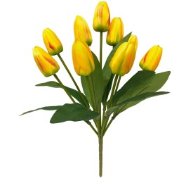 RAMO TULIPANES X 9 -44CM (AMARILLO)