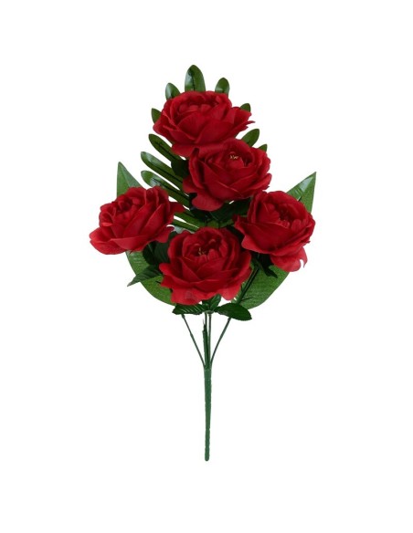 CONJUNTO PEONIA X 5-50CM (ROJO)