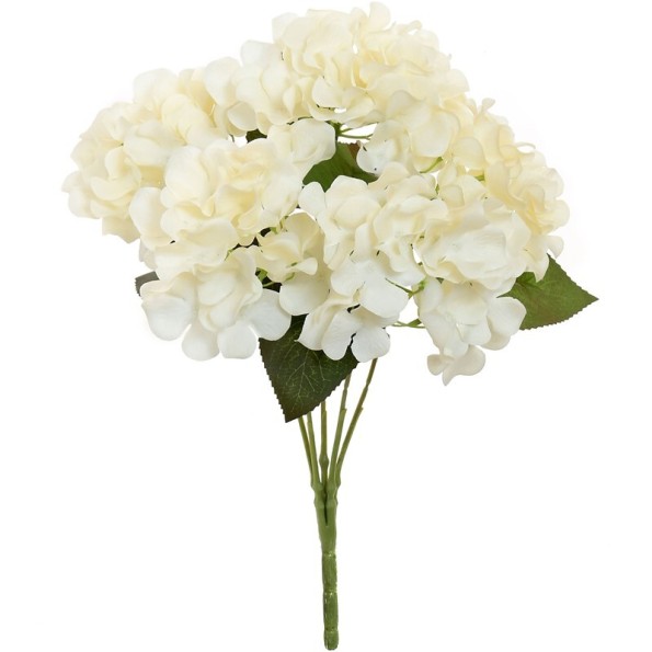 RAMO HORTENSIA (A) X 5-46 CM (CREMA)