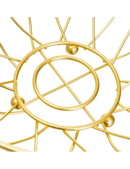 FRUTERO METAL DORADO 26 X 26 X 11 CM