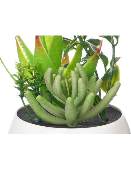 MACETA REDONDA BLANCA SURT 6