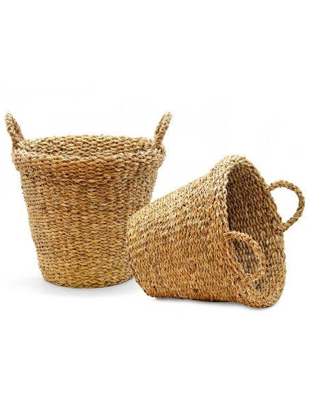 CESTO ASA REDONDO MED BORDE 35x35x30cm