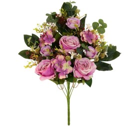 CONJUNTO ROSAS -CAPULLOS (A)-56CM (VIO)