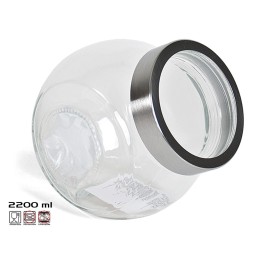 BOTE TRANSPARENTE CRIS 2200 ML