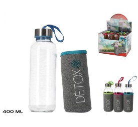 BOTELLA CRISTAL FRESH C/FUNDA 400ML
