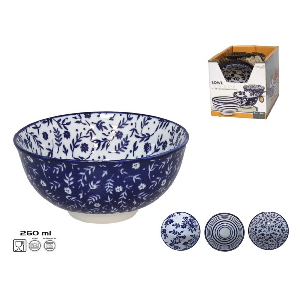 BOWL 11,5 CM CORDOBA - PORCELANA 3 SURT.