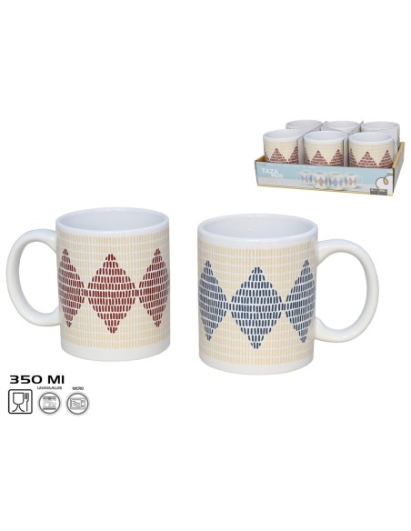 TAZA MUG 350ML DAY 2 SURT GRES