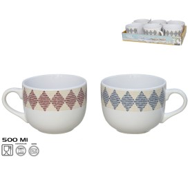 TAZA JUMBO 500ML DAY 2 SURT GRES