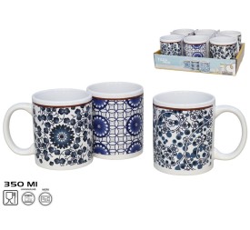 TAZA MUG 350ML NIGHT 3 SURT GRES