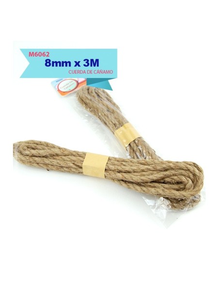 CUERDA DE CAÑAMO 8MM X 3M