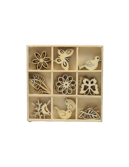 PACK FIGURAS DE MADERA SPRING