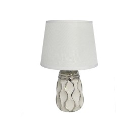 LAMPARA MESA CERAMICA 18X28CM GOBI BL/PL