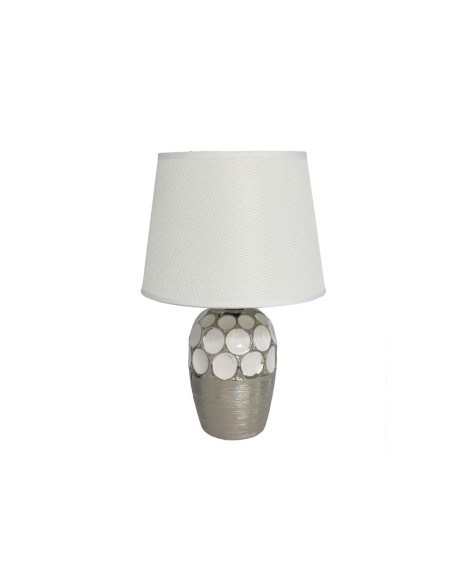 LAMPARA MESA CERAMICA 18X28CM WABI BL/PL