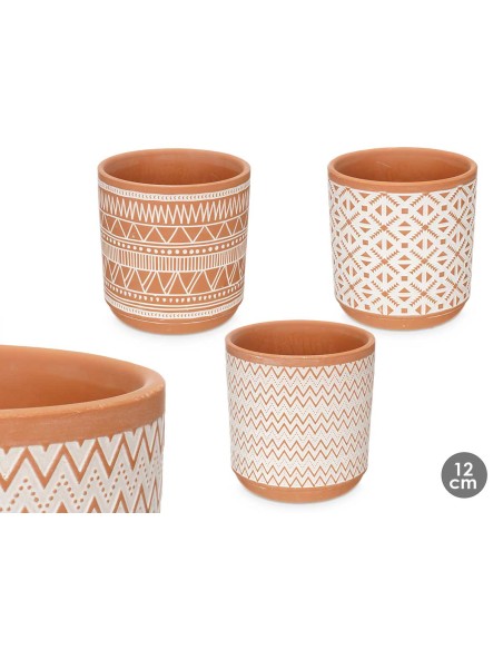 MACETA COLOR TERRACOTA SURT 3 CERAMICA