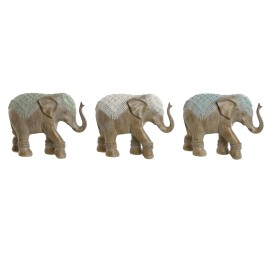 FIGURA RESINA 21,5X8,5X16 ELEFANTE 3 SURT