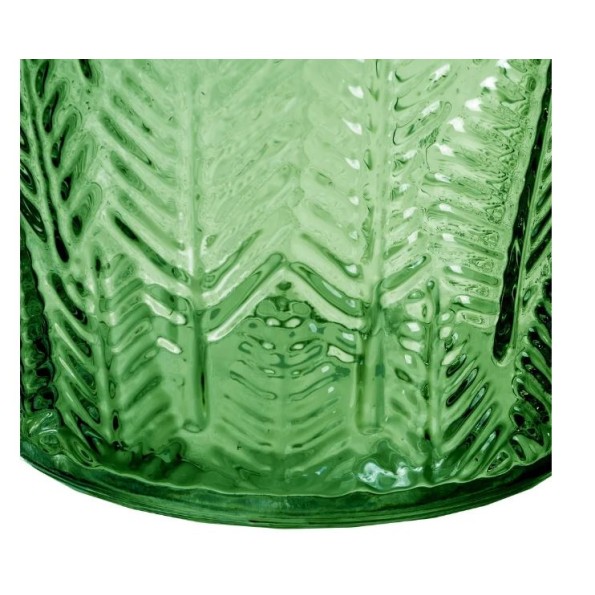 JARRÓN 2/C VIDRIO 15 X 15 X 21 CM AZUL/VERDE