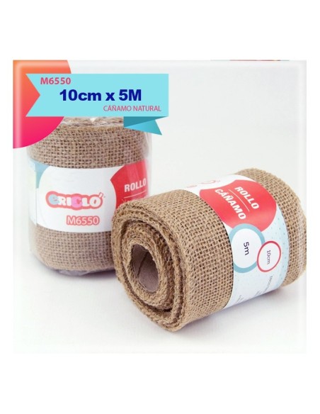ROLLO DE CAÑAMO 10CM X 5M ROLLO DE CAÑAMO 10CM X 5M
