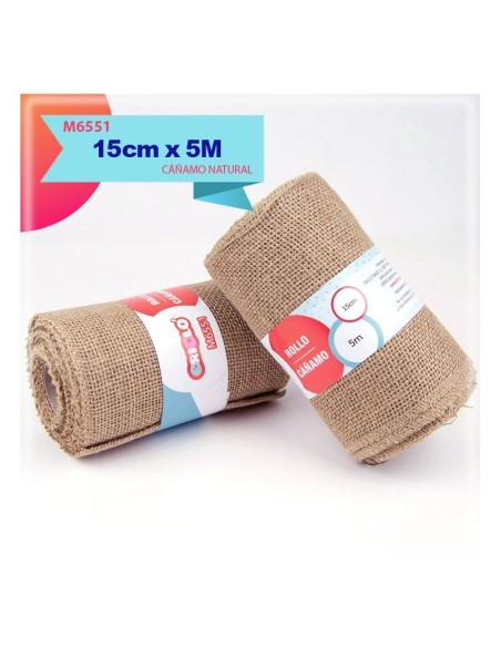 ROLLO DE CAÑAMO 15CM X 5M
