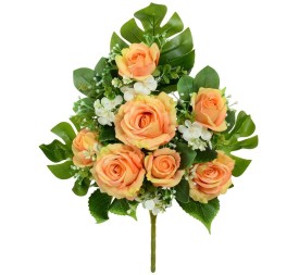 CONJUNTO ROSAS-CAPULLOS X8-54CM (TE)